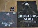 BROILERS - NOIR LP+CD NEU EINGESCHWEISST + A2 Poster und Aufkleber