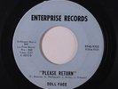 rare Northern Soul 45 DOLL FACE please return ENTERPRISE Hear