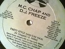 MIAMI BASS MC CHAP AND DJ FREEZE - PARTY STYLE - VERY RARE vinyl