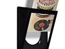 Art Vinilo Marco Play & Pantalla para Registros 1x Pieza Negro NUEVO