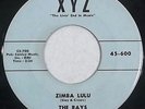 HEAR doo wop exotica tittyshaker rocker 45 THE RAYS Zimba Lulu XYZ 600 nice