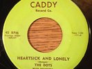 VERY RARE doo-wop THE DOTS Heartsick And Lonely / Good Luck To You CADDY 111