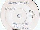 The Move Brontosaurus UK 1970 Regal Zonophone 1 Sided Test Pressing
