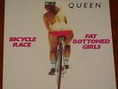 QUEEN   BICYCLE RACE b/w FAT BOTTOMED GIRLS   UK DEMO PROMO 1ST PRESS 7