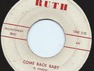 Rockabilly 45 Kenny Owens 'Come Back Baby'/'Frog Man Hop' Ruth Hear