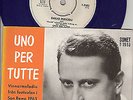 Eurovision 63 Italy Emilio Pericoli – Uno Per Tutte SWEDISH BLUE VINYL PROMO 45