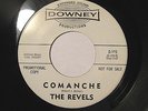 Surf 45 THE REVELS Intoxica / Comanche DOWNEY 123   Promo   MINTY Pulp Fiction