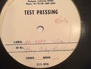 Bay City Rollers LP - Dedication Test Pressing LP - (with Cue Sheet) - RARE