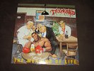 TANKARD - THE MEANING OF LIFE LP - Orig. 1st NOISE press 1990 - EX / EX