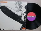 LED ZEPPELIN. ORIGINAL 1st  LP. RED / MAROON.1969. FRENCH. 40031. A / B. SACEM