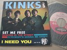 THE KINKS  rare french EP 45   PYE  VOGUE  BIEM  MOD  FREAKBEAT