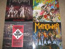 MANOWAR - 4 VINYL LPS - INTO GLORY RIDE HAIL TO ENGLAND etc.