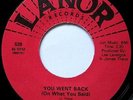 WILLIE MALLORY   You Went Back (On What You Said)   POPCORN NORTHERN SOUL Lanor