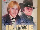 JOHNNY CASH & RICHARD CLAYDERMAN A WEEKEND IN JUNE 2 X LP - TOUR SOUVENIR SIGNED