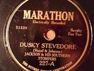 JACKSON and HIS SOUTHERN STOMPERS - MARATHON 227 - DUSKY STEVEDORE