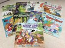 Vtg. Walt Disney 33 RPM Records with read along books Cinderella Snow White etc