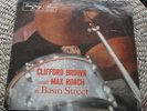 CLIFFORD BROWN & MAX ROACH AT BASIN ST RARE 1956 UK EMARCY LP SONNY ROLLINS