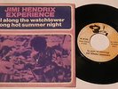 DISQUE VINYL 45T JIMI HENDRIX EXPERIENCE ALL ALONG THE WATCHTOWER BARCLAY 060993