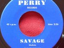 THE FUGITIVES 45RPM  - SAVAGE w/ GOLDENROD - 1960's ROCK