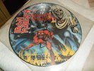 IRON MAIDEN - THE NUMBER OF THE BEAST LP PIC DISC ORIG HEAVY METAL EX/EX