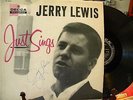 Signed Autograph JERRY LEWIS LP-Just Sings- *VG+(+) to VG++-* beautiful Decca