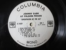 RARE Johnny Cash Mono White Label Columbia Promo-1968 