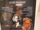 Berg & Schoenberg / Violin Concertos LP Record/ Louis Krasner / SEALED #GM 2006