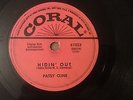 Patsy Cline Coral 78, HIDIN' OUT/TURN THE CARDS SLOWLY