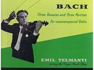 Bach  Unaccompanied Violin Sonatas - Emil TELMANYI  -3 LP Box London ffrr