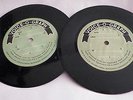 2 Vintage Voice O Graph Recording Discs Green Label