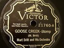 Red Hot Memphis Band-Scroll Victor 21760 Mart Britt Or. Goose Creek Stomp (1928)