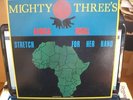 MIGHTY THREE'S/AFRICA SHALL STRETCH FORHER HAND/JAPAN APRIL PROMO LP