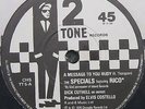 SPECIALS A MESSAGE TO YOU RUDY TWO TONE CHS TT 5 PAPER LABEL NICO REGGAE RARE 7