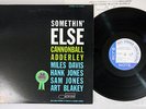 CANNONBALL ADDERLEY SOMETHIN' ELSE BLUE NOTELNJ-80064 Japanese pressing Vinyl LP