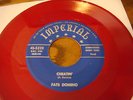Fats Domino Red Vinyl RnB 45 on Imperial 