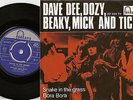 DAVE DEE DOZY BEAKY MICK TICH SNAKE IN THE GRASS NORWAY 45+PS 1969 MOD FREAKBEAT