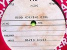 DAVID BOWIE 1966 UK GOOD MORNING GIRL PYE ACETATE MONO NEVER SEEN BEFORE ON EBAY