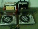 drum and bass vinyl with garage vinyl. 2 stanton str8-30 decks