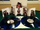 BLOOD BROTHERS young machetes DBL Lp Record BLUE and BLACK speckled vinyl.