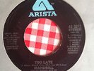 MANDRILL / TOO LATE / HOLIDAY / RARE MODERN SOUL 45 ARISTA RECORDS