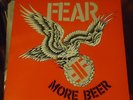 FEAR More Beer LP Restless first press punk kbd