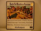 BACH ST MATTHEW PASSION STEREO VINYL 5 LP SET SAX 2446 - 2450 KLEMPERER 1st PRES