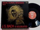 DANACORD Stereo, 3 LP, BACH: Suites for solo Cello, BLØNDAL BENGTSSON, NM