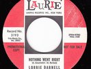 LORRIE DARNELL (Ellie Greenwich) - Nothing Went Right - '63 GIRL-GROUP DJ VG/VG+