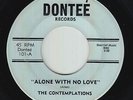 Northern Soul 45 - Contemplations - Alone With No Love - Dontee - mp3