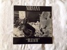 Nirvana Rare Original Bleach LP 1989 Sup Pop White Vinyl With Poster