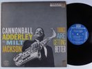 CANNONBALL ADDERLEY/MILT JACKSON Things Are Getting Better RIVERSIDE LP mono