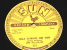 SUN 270 78 rpm  Jim Williams  