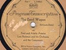 Victor PROGRAM TRANSCRIPTION L-24003