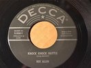 REX ALLEN Decca 30651 KNOCK KNOCK RATTLE / INVITATION TO THE BLUES  -RARE  -Hear